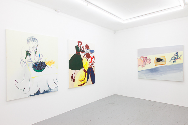 Installation view of Sailor at Supplement, London, Marine, 2016